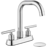 OEM Badezimmer Waschbecken Armatur 4 Zoll Drehbarer Auslauf