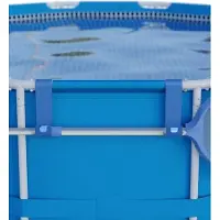 OEM Blaue Schwimmbadnetzhalter, 2 Stück, recyceltes Plastic
