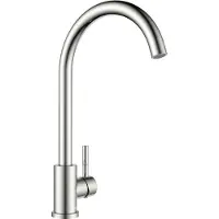 OEM Hochdruck Küchenarmatur, Edelstahl, 360° drehbar, einhebelig, grau