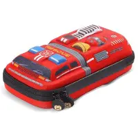 OEM Großes Etui für Schule und Büro, Feuerwehrwagen Design, für Jungen und Mädchen