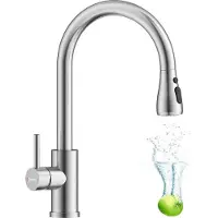 OEM Moderne Edelstahl-Küchenarmatur mit Auszug, 360° drehbar, 3 Strahlarten