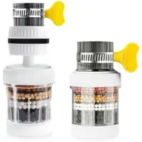 OEM Aktiver Kohlefilter-Set, 360° Drehfunktion, Weiß, für Küche und Bad