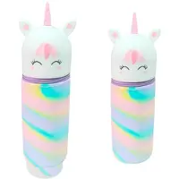 OEM Weiches Silikon-Etui, 2in1, weiß, Einhorn, für Stifte
