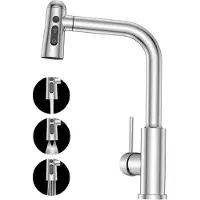 OEM Edelstahl-Küchenarmatur mit ausziehbarer Dusche 360° drehbar
