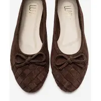 Forever & Always Nopos Leder Cap-Toe Ballerina
