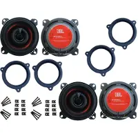 DSX JBL Lautsprecher Set für BMW X3 E83 Facelift Bj 07 –10 Tür vorne hinten 640 Watt