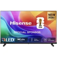 Hisense QLED-Fernseher "40A5DS", Energieeffizienz: E, schwarz, 40 ′′, Fernseher, QLED-Fernseher