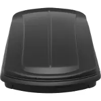 Markenlos Dakkoffer 330 Liter - Schwarz Relief