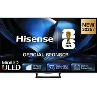 Hisense QLED-Fernseher "55U7DSE", Energieeffizienz: E, schwarz, dunkelgrau, 55 ′′, Fernseher, QLED-Fernseher