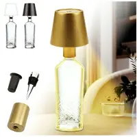 Addliving LED Flaschenlampe Bottle Light V2442 – Dimmbare Deko-Leuchte mit 3 Lichtfarben und TOUCH-Funktion für Innen & Außen Gold