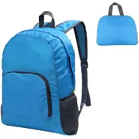 Unyqoos Leichter faltbarer Rucksack 20 L – ultraleicht 120 g, reißfestes Polyestergewebe, atmungsaktive Mesh-Träger, Seitentaschen für Reise & Alltag