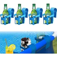 OEM Kunststoff-Poolrandhalter Set 4teilig für Whirlpool und Spa