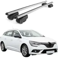 Omtec Dachträger Grundtäger für Renault Megane mk4 Grandtour 2016-2025 Alu Silber 2x