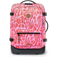 Cabaia Rucksack mit Laptopfach Soft Suitcase 2 Wheels All Over Trolley 48L Zante pink 51cm