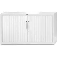 Schaffenburg Rollladenschrank »Claudius Plus« 120 cm 2 OH weiß, 120x72.8x45 cm