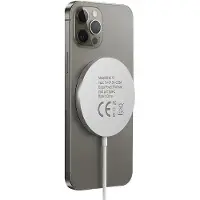 Avizar Mayaxess, Magnetisches 15W MagSafe Ladegerät für iPhone 15 Pro, Weiß