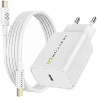 Avizar Mayaxess, 20W Netzteil für iPhone 16 + USB-C Kabel 1m, Weiß
