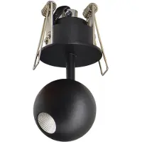 Beneito Faure Mini Bora LED-Einbauleuchte 4,5 W 38° 3000 K Mattschwarz - Verstellbar und blendfrei -
