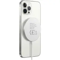 Avizar Mayaxess, Magnetisches 15W MagSafe Ladegerät für iPhone 14 Pro Max, Weiß