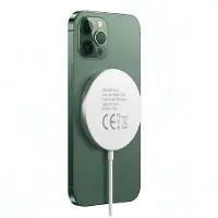 Avizar Mayaxess, Magnetisches 15W MagSafe Ladegerät für iPhone 13 Pro, Weiß