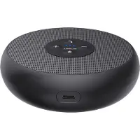 EMEET M1A Bluetooth Konferenzlautsprecher - USB Speakerphone mit 4 AI-Mikrofon, 360º Spracherkennung, Konferenzmikrofon mit Dongle, für Skype, Zoom