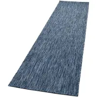 TT Home Teppich Für Outdoor Wetterfest Küchenteppich Balkon Terrasse Unifarbenes Design Modern Größe 80x250 cm