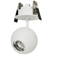 Beneito Faure Bora LED-Einbaustrahler 8,5 W 36° 2700 K Mattweiß - Hocheffizienter, verstellbarer Kugelstrahler -