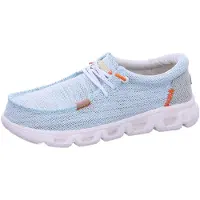 Fusion Leinenschuh Blau