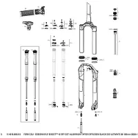 RockShox Sid Ultimate Manual Boost 15x110 Mm 42 Offset Debon Air Mtb-gabel