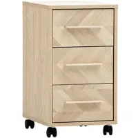 Schildmeyer Möbelpartner Rollcontainer »Arezzo« braun, 32.6x73.6x39.1 cm