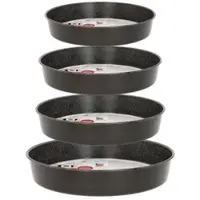 Mamù 4er-Set Kuchenformen Ø 28/30/33/34 cm, antihaftbeschichtet, kratzfest, Aluminium, PFOA-frei, hergestellt in Italien