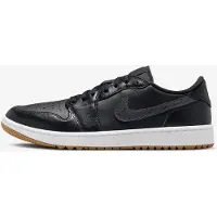Nike Air Jordan 1 Low G Black/Gum Medium Brown/White/Anthracite 44,5 Herren Golfschuhe