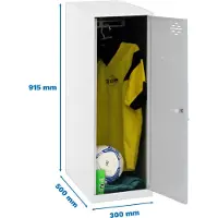 Simonlocker Montadas Dism.single Mini Schließfach 915x300x500 Mm