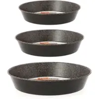 Mamù 3er-Set Caprese-Backformen Ø 24/28/32 cm, antihaftbeschichtet, bruchsicher, Aluminium, PFOA-frei, hergestellt in Italien