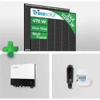 Growatt 11.28kWp PV-Komplettpaket | Trina Vertex S+ 470W TSM-NEG9R.28 - Preis inkl. MwSt. gem. § 12 Abs. 3 UStG