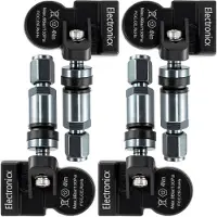 ELECTRONICX RDKS Sensor Set 433MHz 4Stück ▶ für Exeed Sterra ES Reifendrucksensor TPMS - Metall Gunmetal vorprogrammiert einsatzbereit