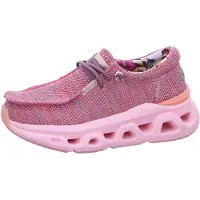 Fusion Rosa Leinen Sneaker atmungsaktiv superleicht bequem mit herausnehmbarer Korksohle