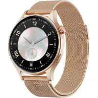 Fitpolo Damen Herren Rund mit Telefonfunktion- 1.32" AMOLED Display, Fitnessuhr mit 110+ Sportmodi &3ATM, Uhren Schrittzähler mit Pulsmesser Schlafmonitor