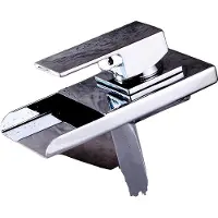 OEM Waschtischarmatur, LED-Temperaturanzeige, langlebige Messingkonstruktion, Silber