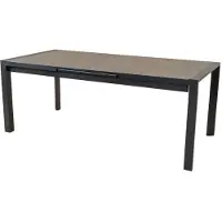 Lesli Living - Gartentisch Lagos - Grau - 200/260x96cm