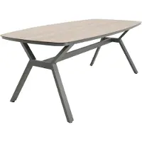 Lesli Living - Gartentisch Odense - Grau - 200x100cm
