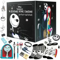Disney The Nightmare Before Christmas Adventskalender 2025 Frauen Teenager Weihnachtskalender 24 Überraschungen Schrein Socken Schwarz/Mehrfarbig
