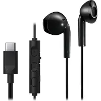 JVC USB-C Ohrhöhrer mit eingebautem DAC für kraftvollem und kristallklarem Klang, praktischem Mikrofon und 3-Tasten-Fernbedienung in äußerst kompakter
