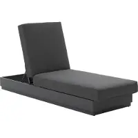 Hespéride Poolbett "allure" graphit polyester und aluminium -