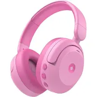 IClever Noise Cancelling Kopfhörer Kinder Bluetooth 5.4, 60H Spielzeit, 80dBA Sichere Lautstärke, Bequeme Passform, Preisgekrönte AUX Kabel für Flugreisen