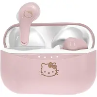OTL TECHNOLOGIES Hello Kitty Wireless Bluetooth V5.0 Kopfhörer für Kinder, mit Ladegehäuse, Rosa