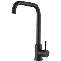 OEM Schwarze Küchenarmatur Edelstahl 360° Drehmischer
