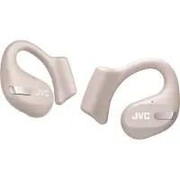 JVC True Wireless Earbuds, Open Ear Design, Active Noise Reduction, Multi-Point, IPX4, Mikrofon-Muting, 38 Std. Laufzeit, BT 5.3, (Sand Beige)