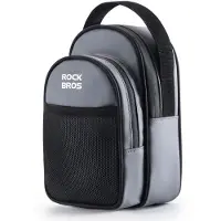 RockBros Bike Handlebar Bag Large Capacity Bike Front Bag Cycling Handlebar Bag for Bicycles Folding Bikes Mountain Road Bikes Blau