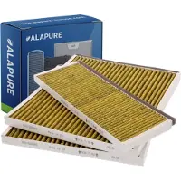 Alapure passend für Bosch CleanAir Plus Kohlefilter DWZ1BK1I6 / 17008032 (3St.)
